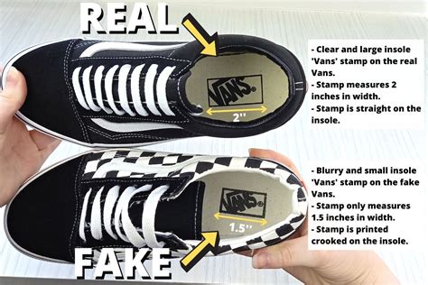 Fake Vans vs Real Vans: 15 Ways To Spot Fake Vans (Photos).